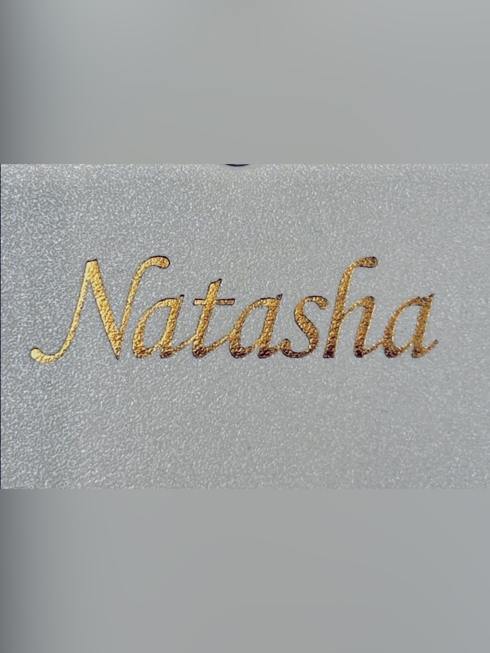 Natasha LARGE Iridescent Crystal Teddy Bear Bag Charm / Keychain / Wristlet, NIP - Picture 8 of 8